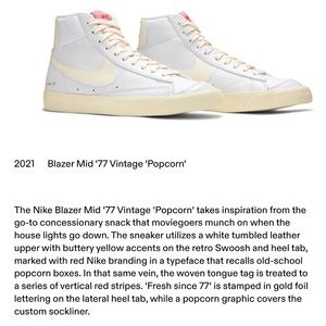 Nike Blazer Mid 77 Vintage Popcorn - Men’s size 10